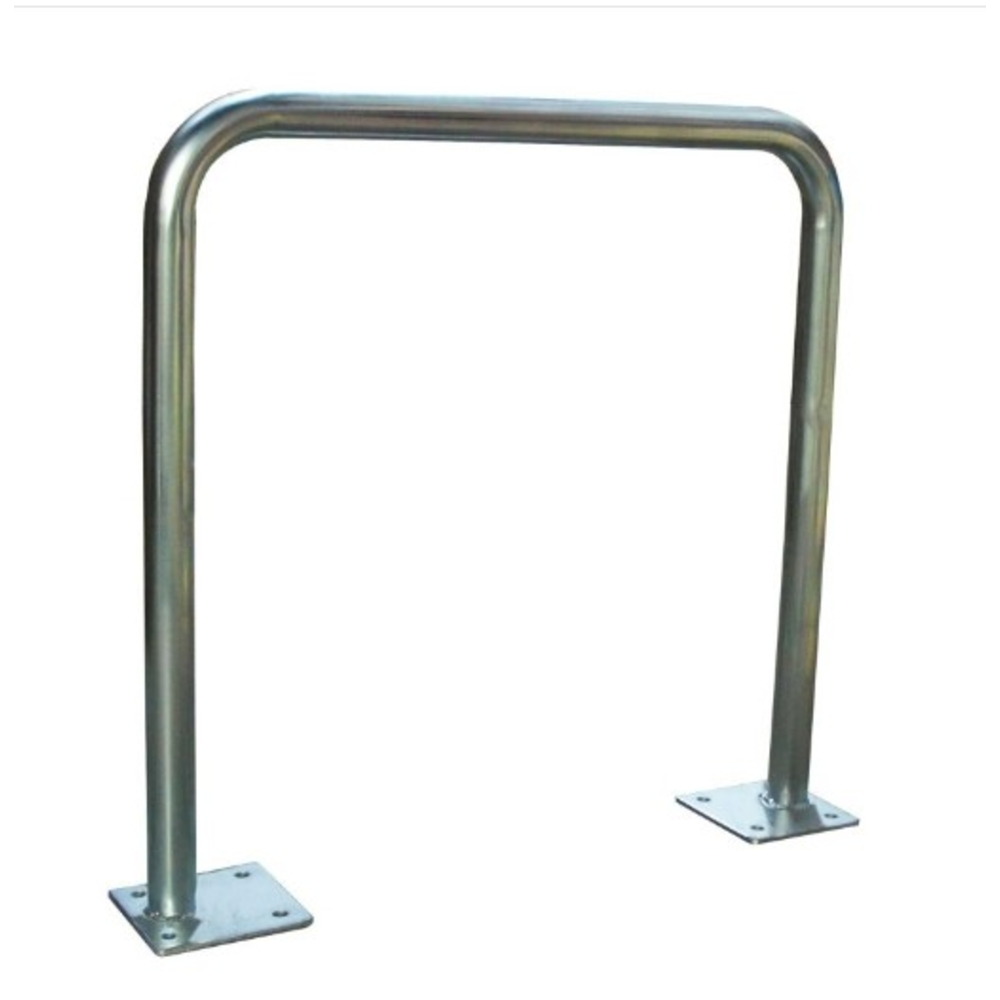 Arceau à vélo à platine D.50mm acier galva VISO - VELO755GAL