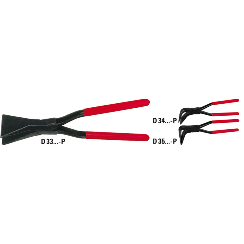 Pinces pour tôles - Pinces à agrafe D33-P/D34-P/D35-P D35-60-P Bessey