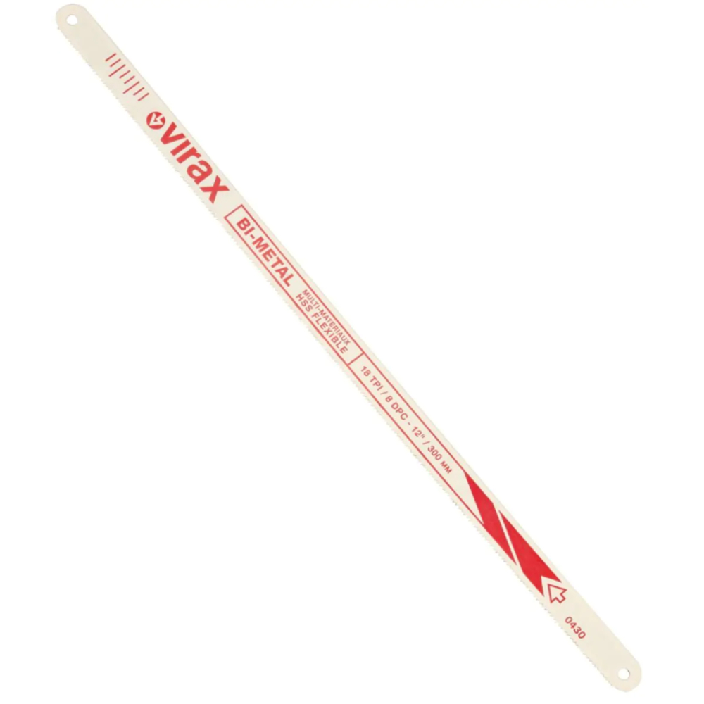 Pack 100 lames de scie main 10 dents/cm VIRAX - 043010