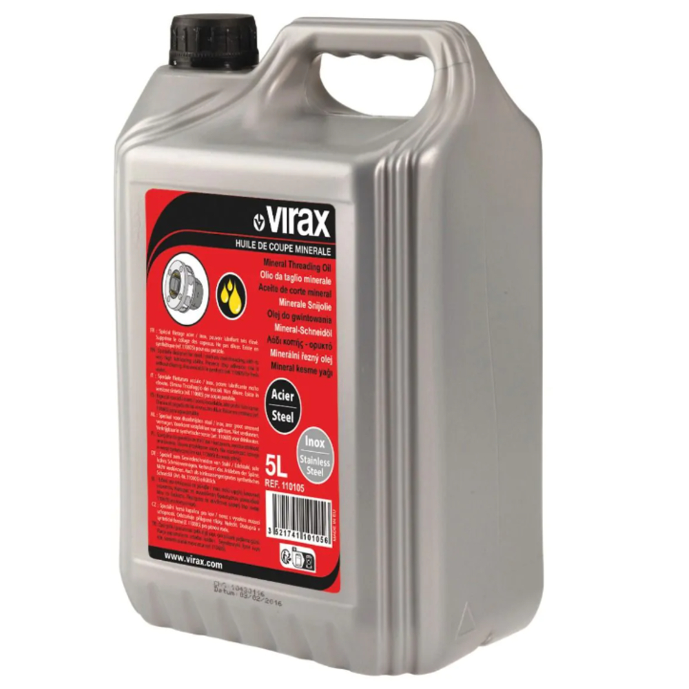 Huile de coupe minérale - jerrycan 5 L VIRAX - 110105