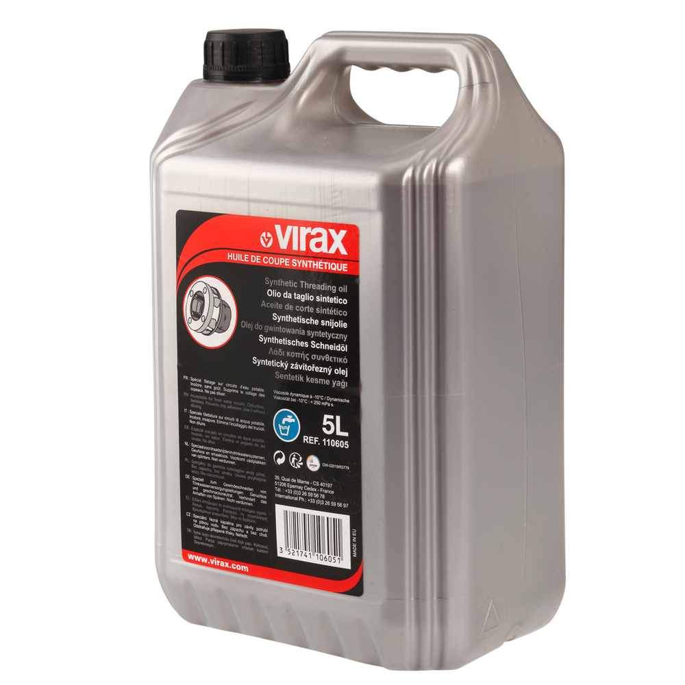 Huile de coupe synthetique - bidon 5 l VIRAX - 110605