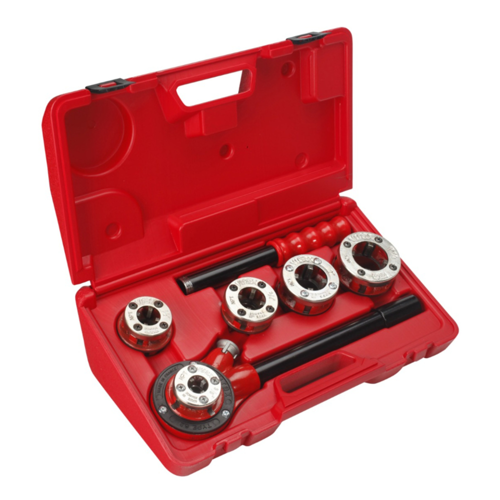 Filière manuelle interchangeable 3/8-1.1/4