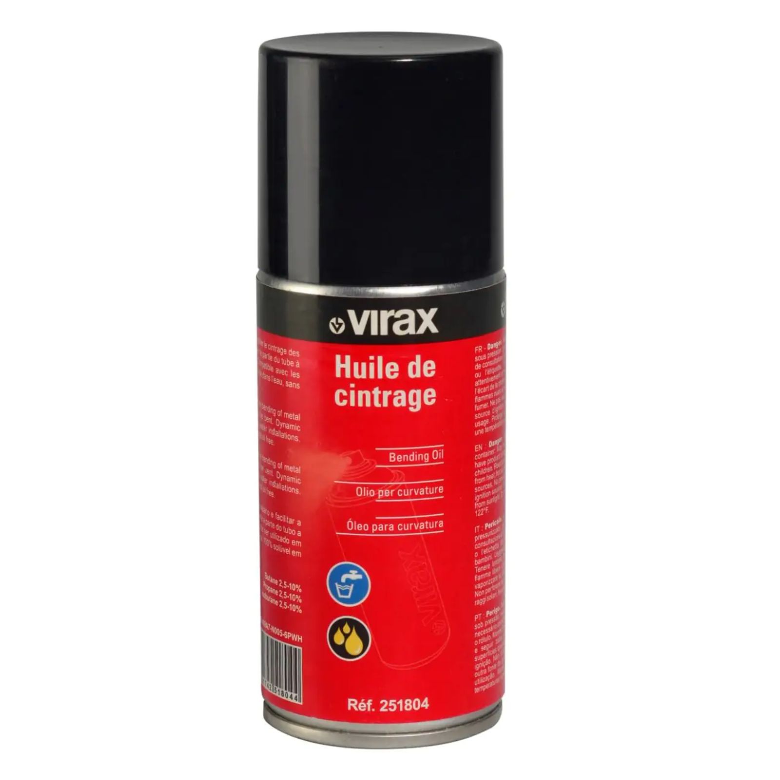 Huile de cintrage - aérosol 150ml VIRAX - 251804