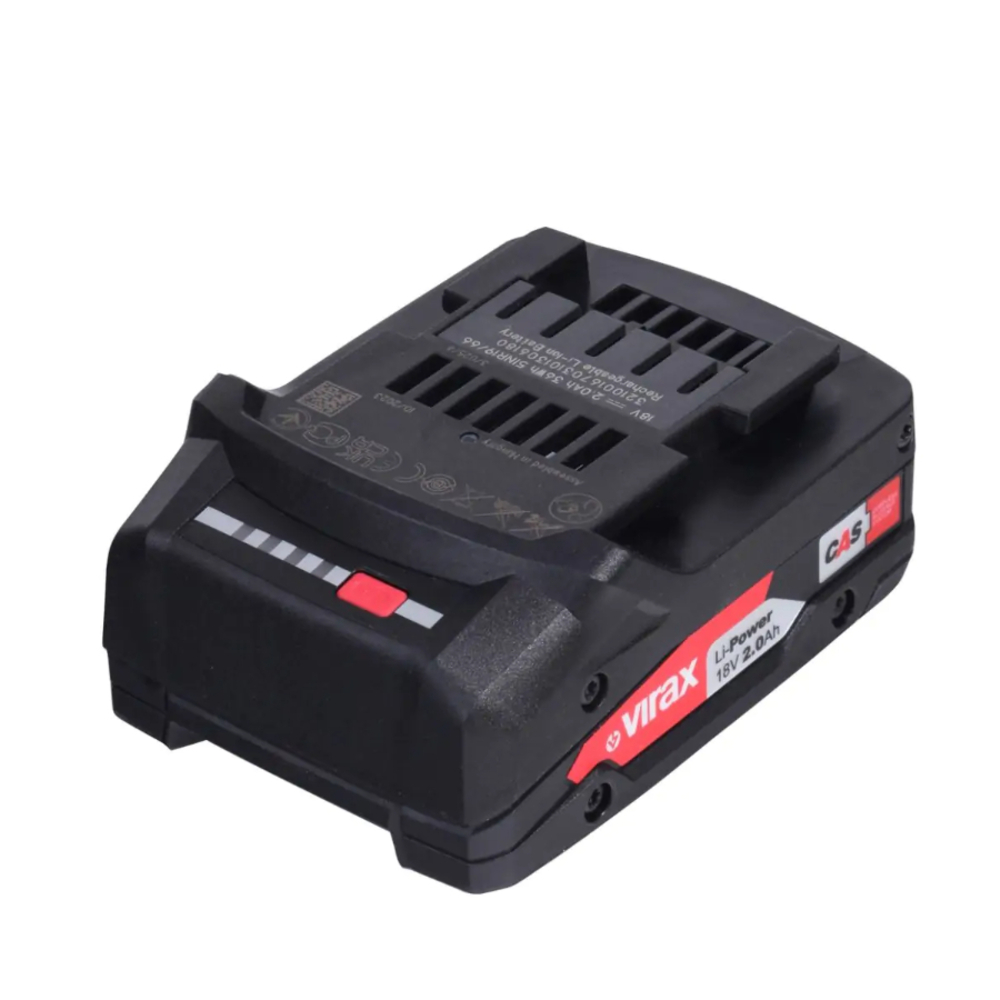 Batterie 18V 2,0Ah Li-Ion power CAS VIRAX - 253540