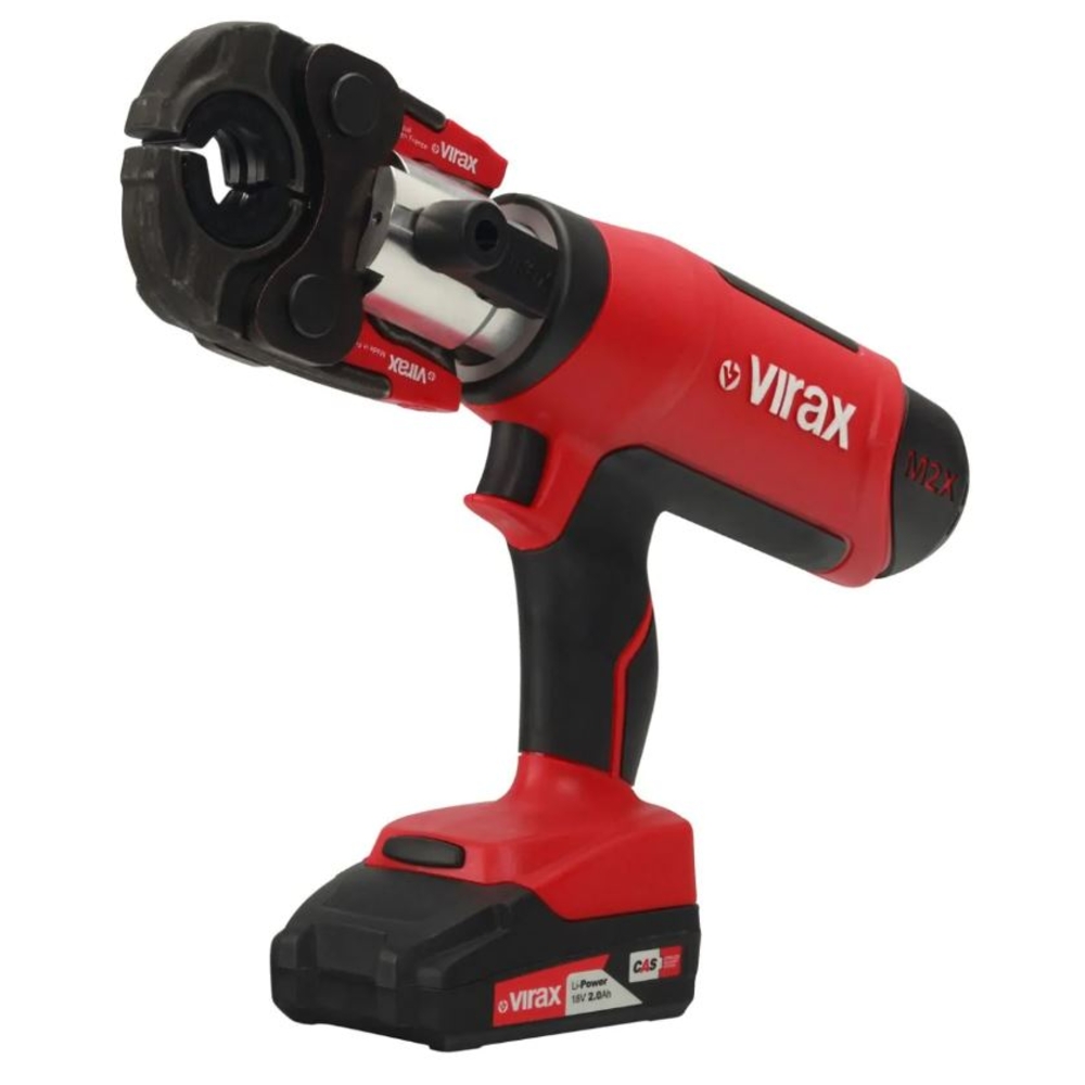Presse &agrave; sertir pistolet M2X avec pince-m&egrave;re et inserts - VIRAX - 253567