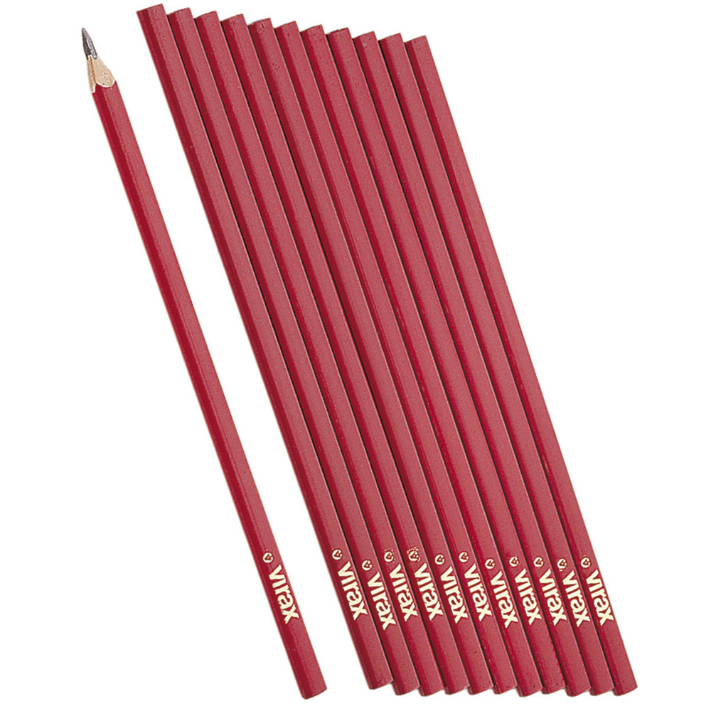 Jeu de 12 crayons de chantier 2627 VIRAX - 262700