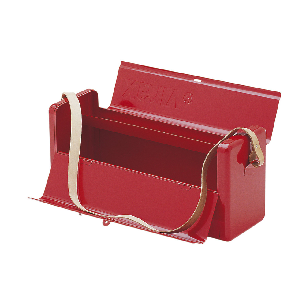 Tôle peinte. Lanière interchangeable. Couvercle à fermeture à rabats. VIRAX - 382685