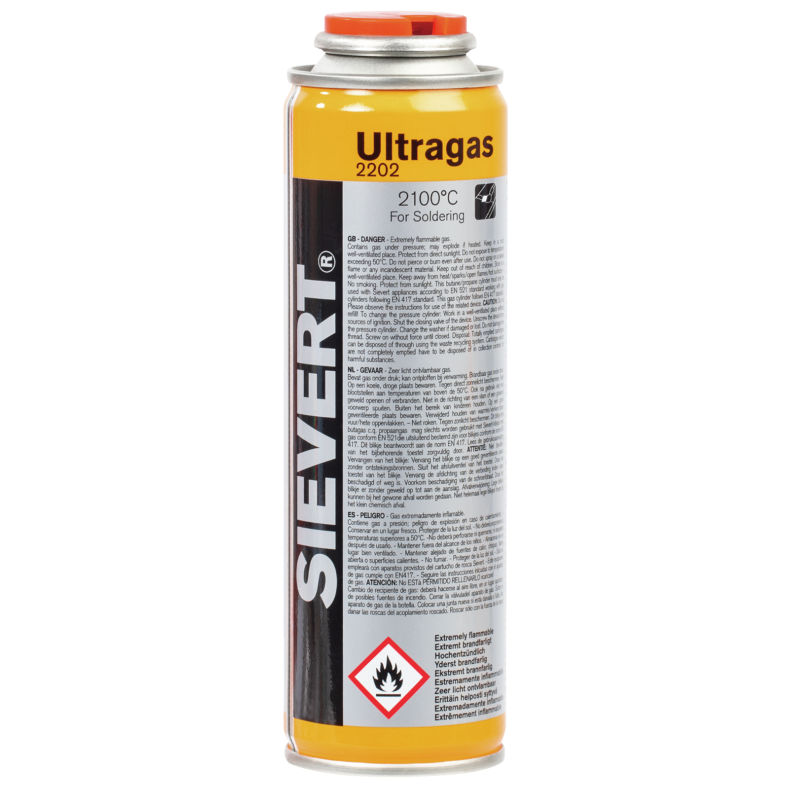 Cartouche ultragas 60 gr. pour psi SIEVERT - SI220283