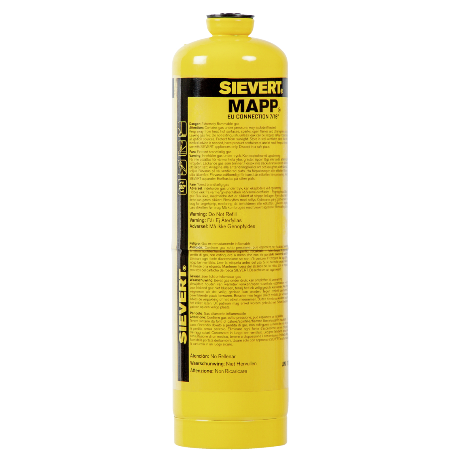 Cartouche mappgas 2400° 640ml eu x12 SIEVERT - SI222183
