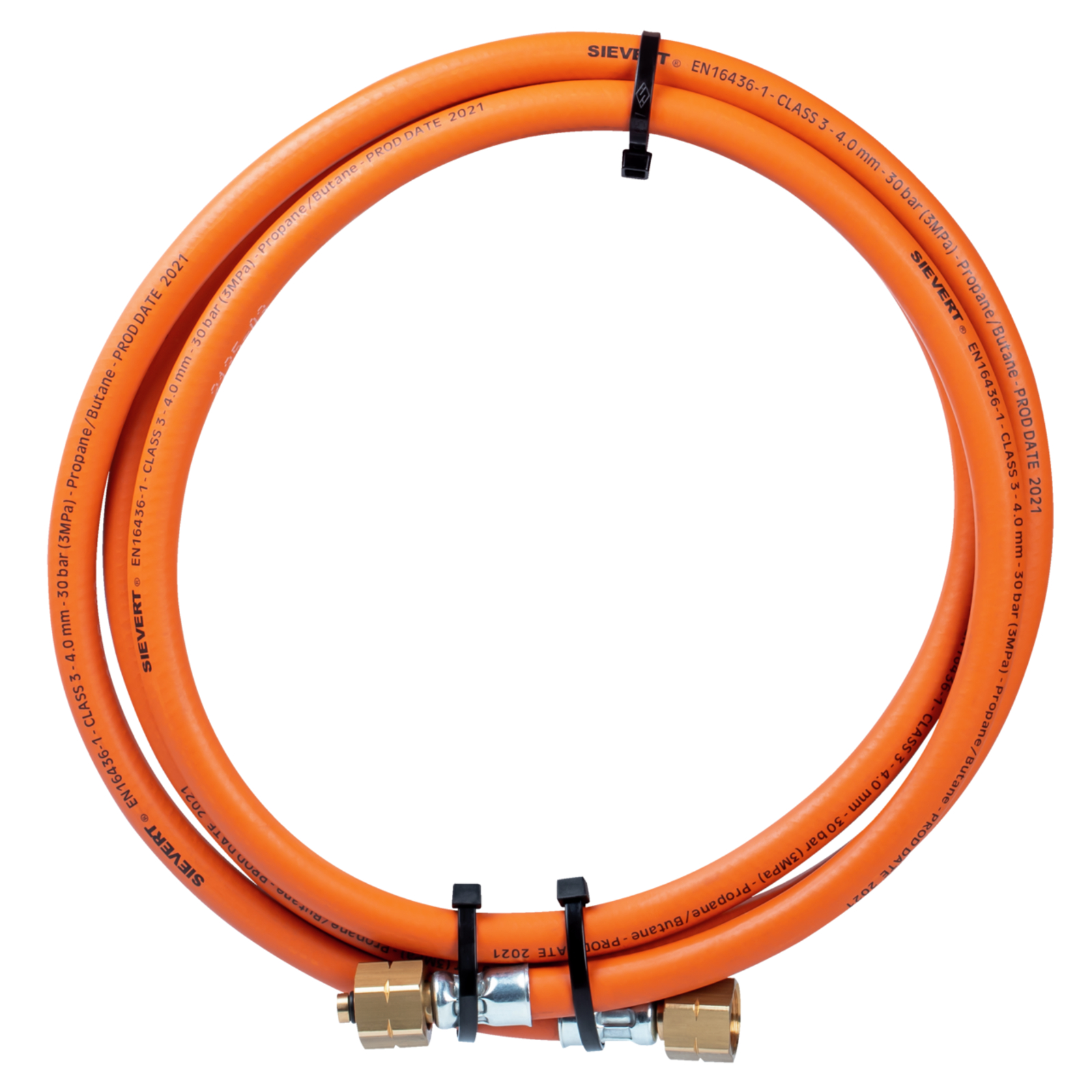 2m tuyau D4mm 1 rac fix et 1 rac piv3/8g SIEVERT - SI717420