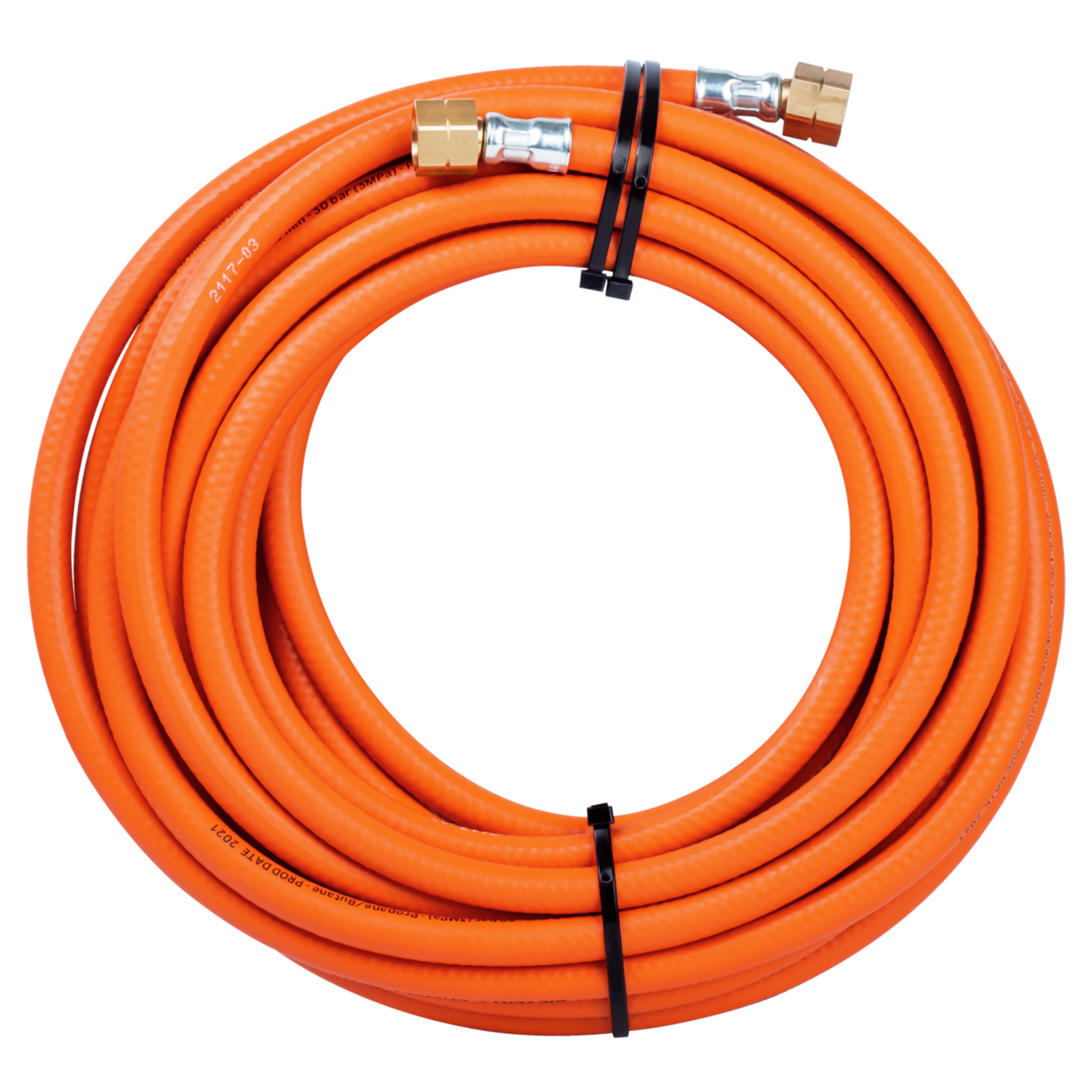 10m tuyau D4mm avec 2 raccords fixe 3/8g SIEVERT - SI770026