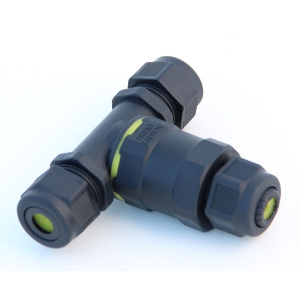 Connecteur étanche IP68 en T - VELAMP - CIP682