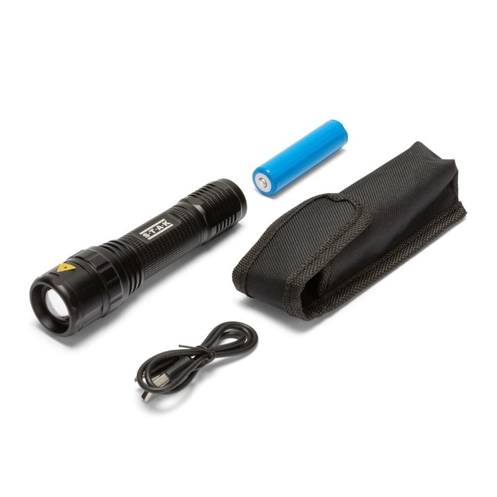Panther torche led rechargeable 10W avec fonction zoom  - VELAMP - IMR90
