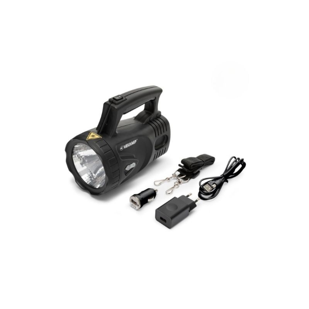 Icaro phare rechargeable led 3W  - VELAMP - IR554LED
