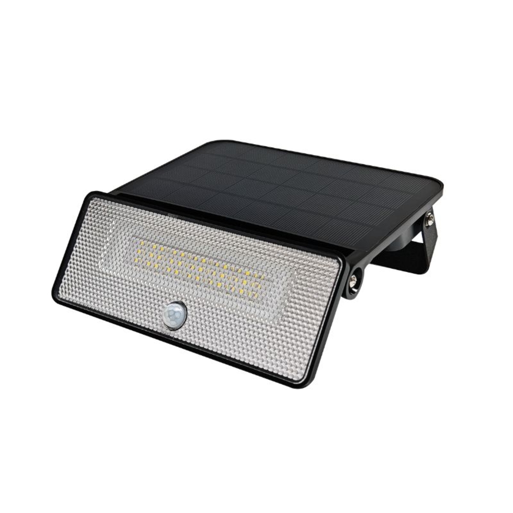 MAYA XL Projecteur LED solaire 1600 lumens avec détecteur de mouvement réglable - VELAMP - SL363