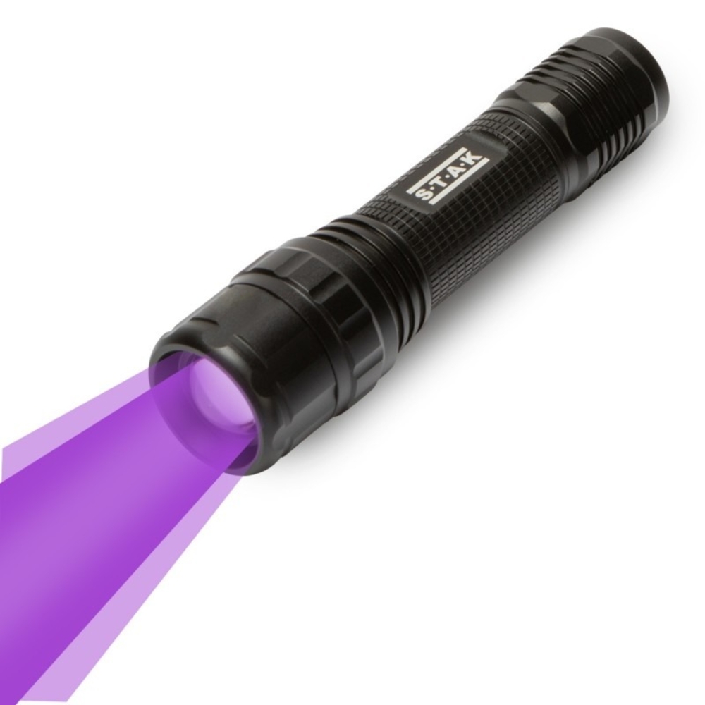 HORATIO Lampe torche LED 3W + UV rechargeable en alu - VELAMP - ST005