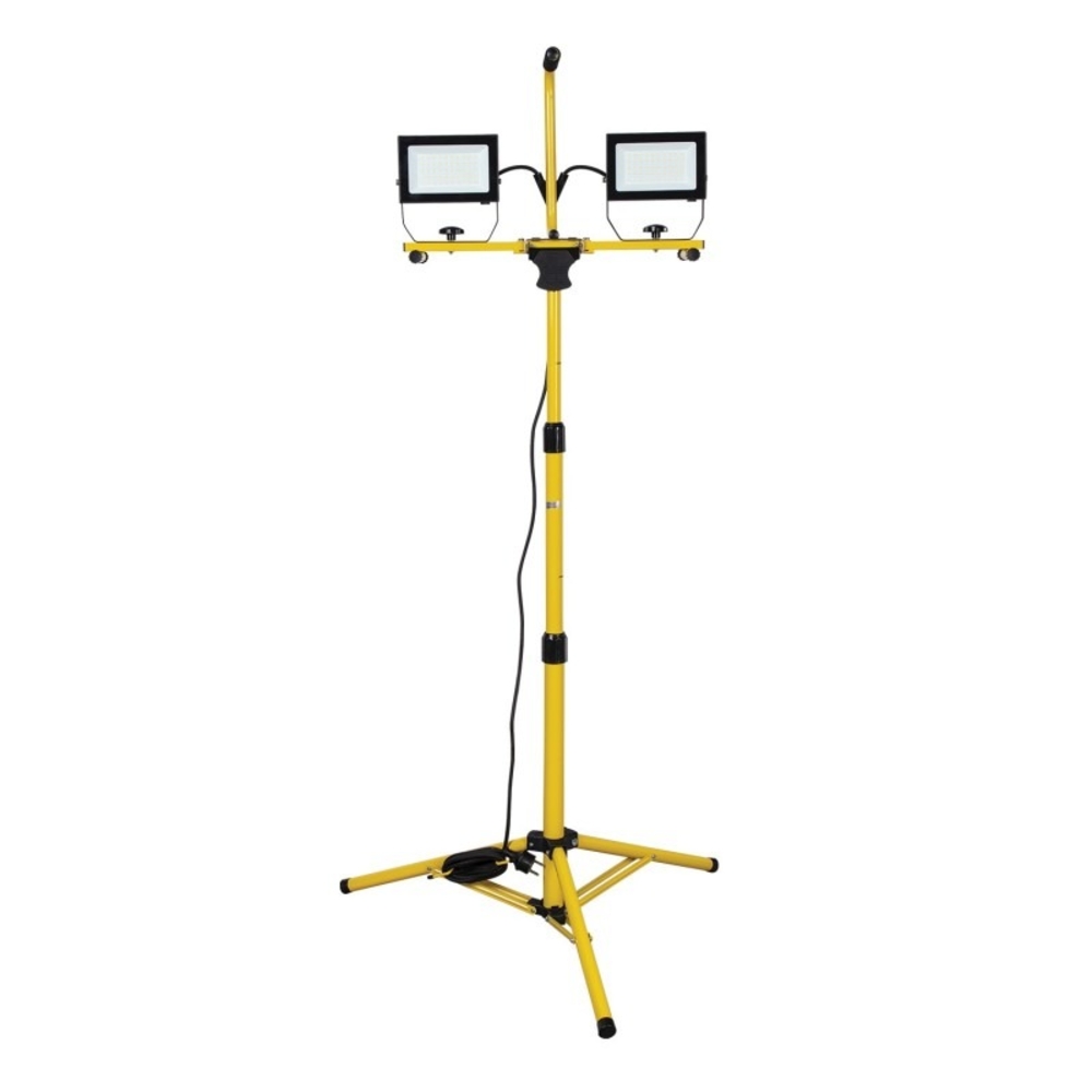 PROJECTEUR LED 2x50W sur trépied avec câble 3 m H05RN-F - VELAMP - ST748NG