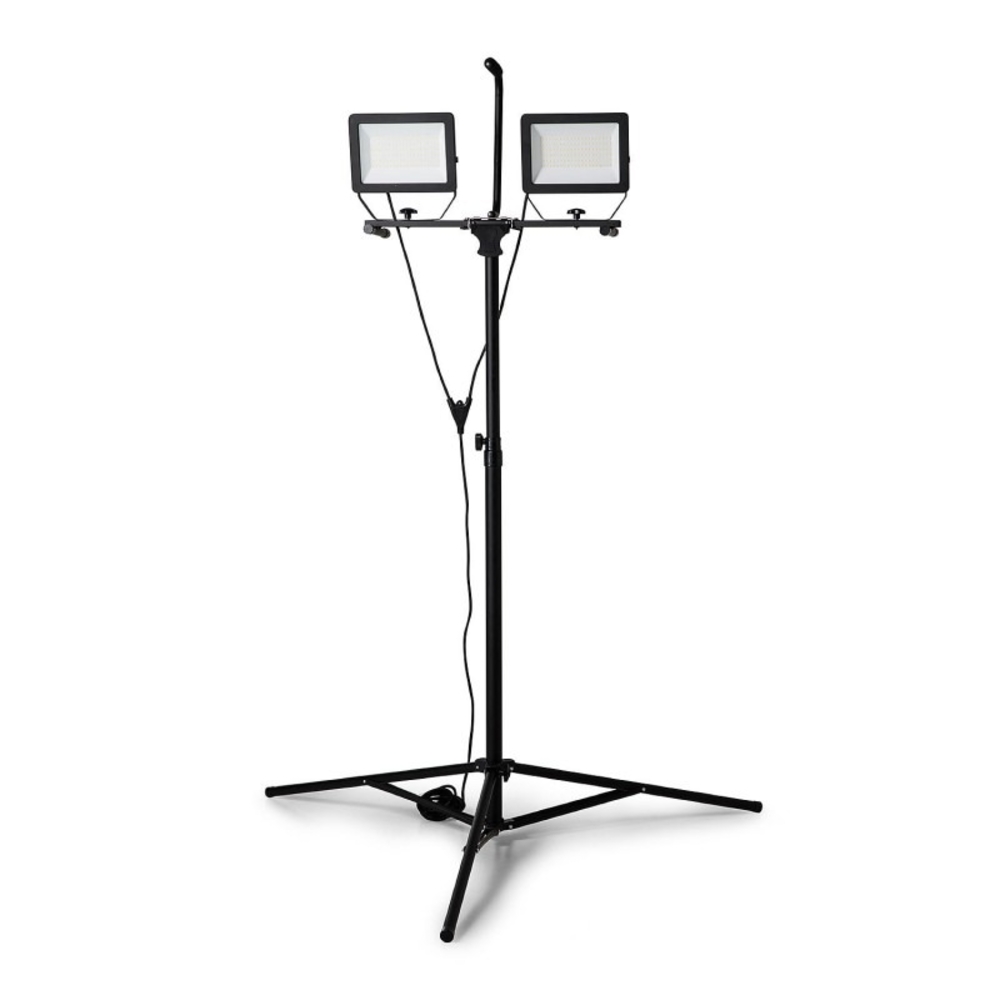 Spot LED sur trépied MINOS 2x100W 17 000 lumens IP65 extérieur - VELAMP - ST755NG