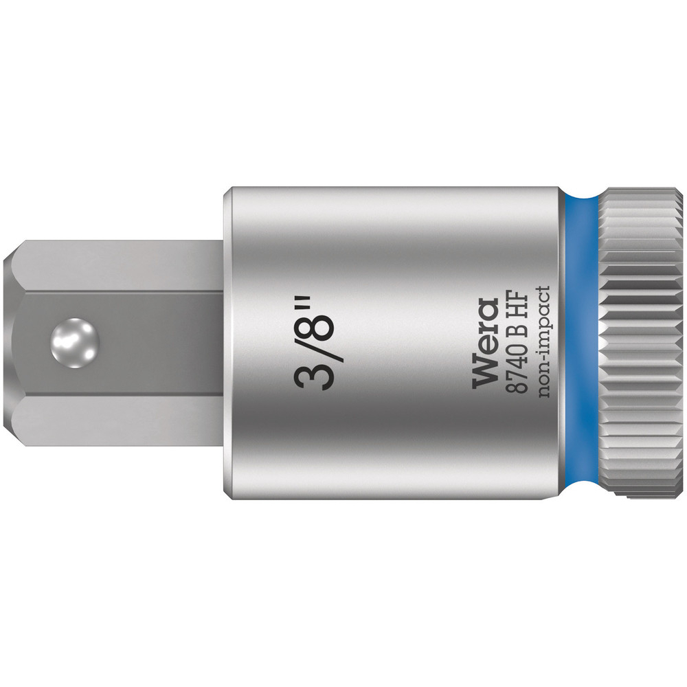 Douille-embout pour vis à six pans creux, à emmanchement 3/8