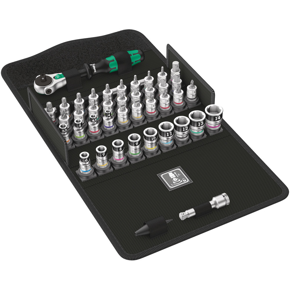Jeu cliquet 8100 SA All-in Zyklop Speed, à emmanchement 1/4