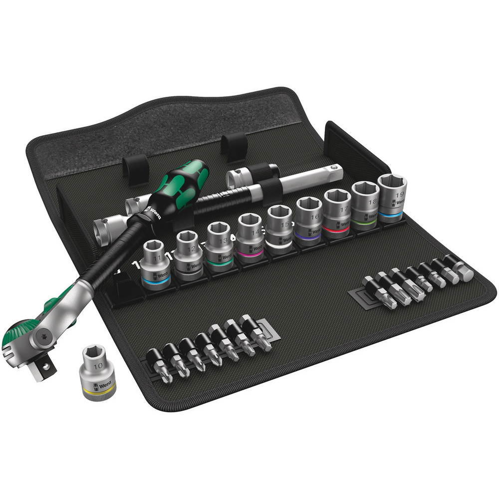 Jeu de clés à cliquet WERA 8100 SC 6 Zyklop Speed, lecteur 1/2