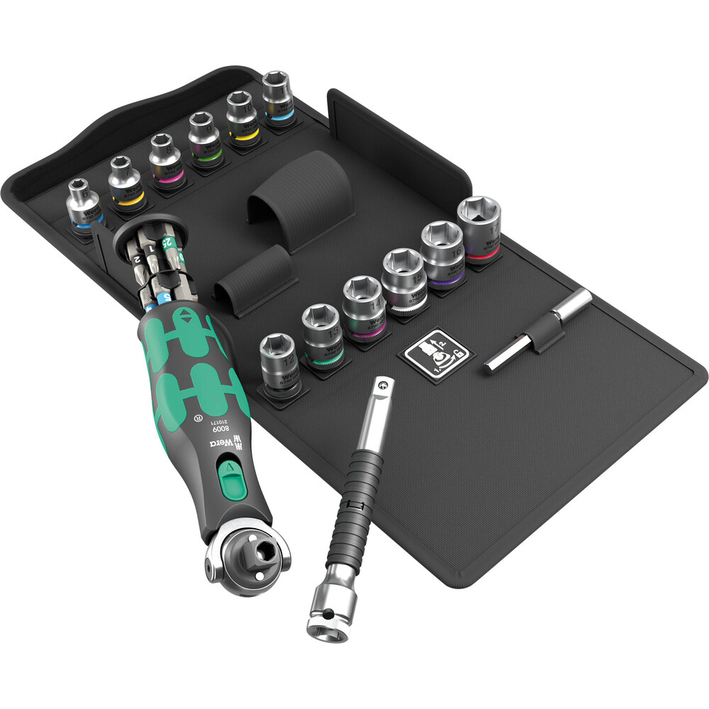 Jeu de cliquet Zyklop Pocket 8009 Zyklop Pocket Set 3 Wera - 05004284001