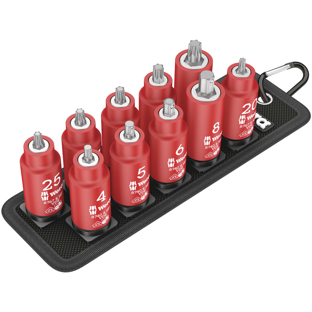 Jeu de douille-embouts / vis à six pans creux 3/8