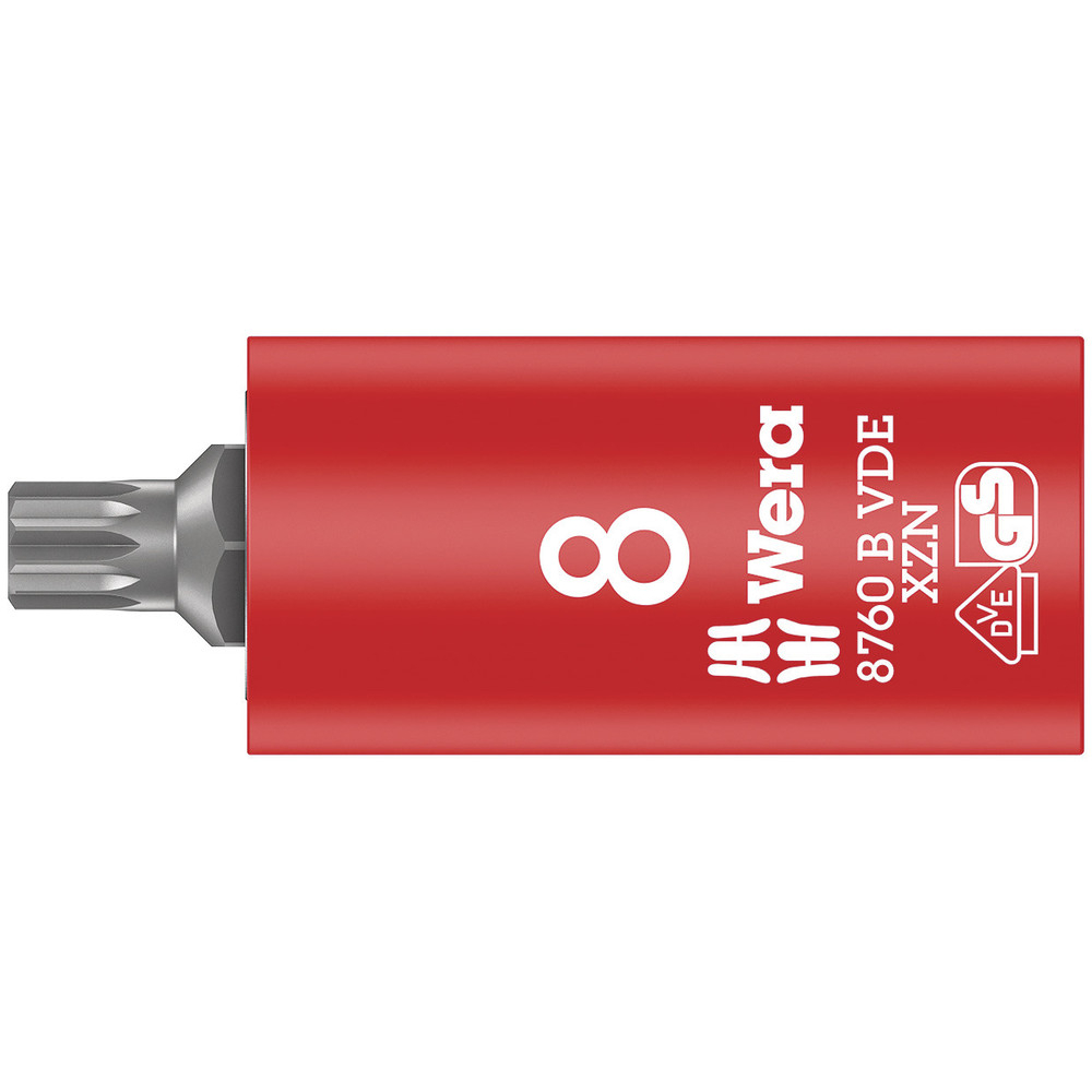 Douille-embout Zyklop, isolée, pour vis à empreinte polygonale XZN, à emmanchement 3/8