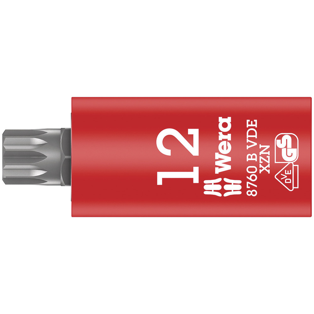 Douille-embout Zyklop, isolée, pour vis à empreinte polygonale XZN, à emmanchement 3/8