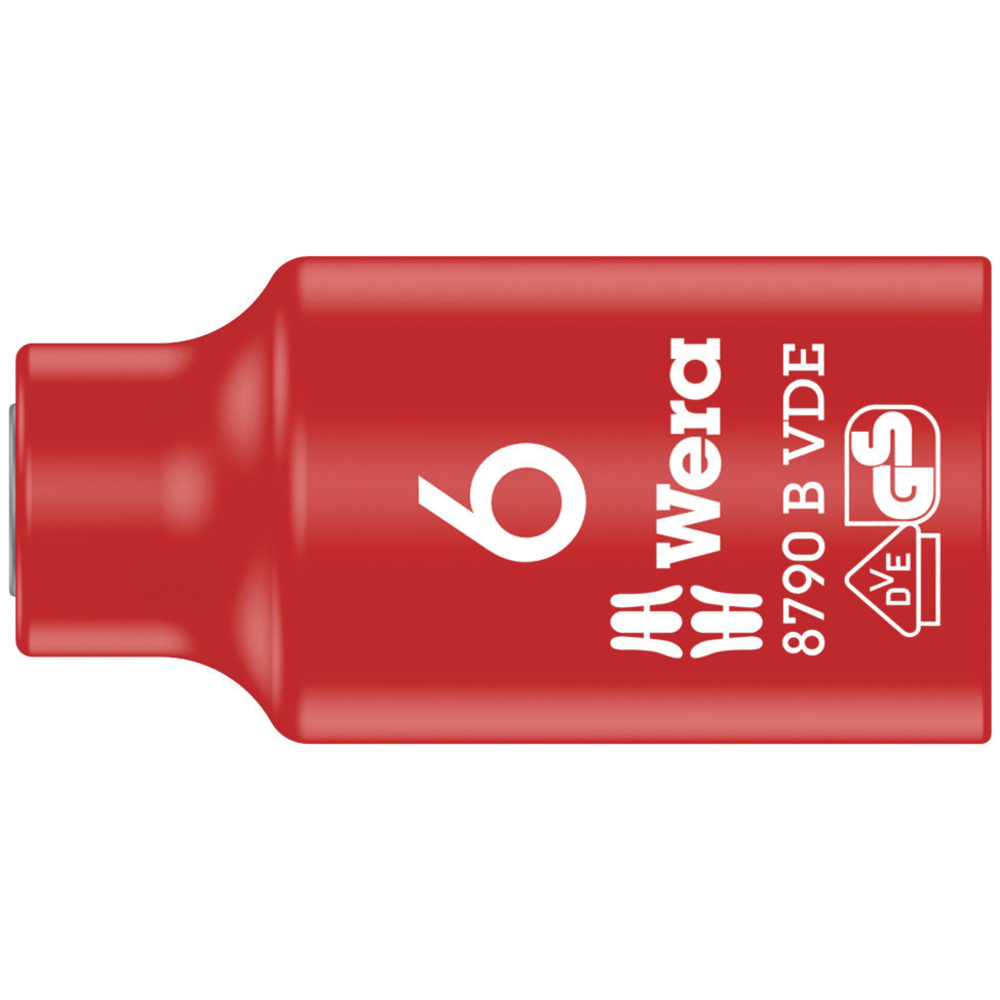 Douille Zyklop VDE 8790 B, isolée, carré 3/8