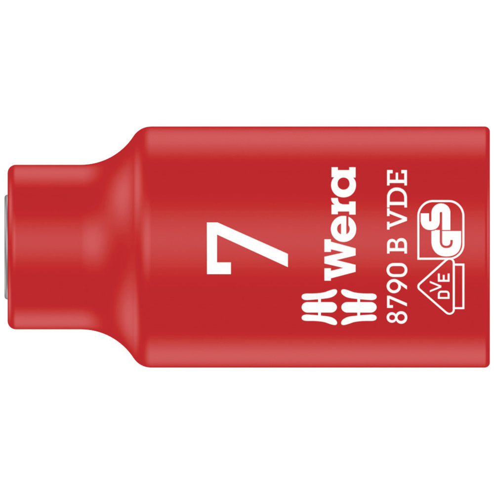 Douille Zyklop VDE 8790 B, isolée, carré 3/8