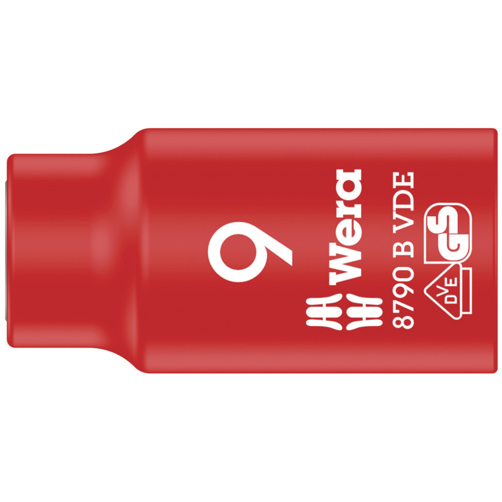 Douille Zyklop VDE 8790 B, isolée, carré 3/8