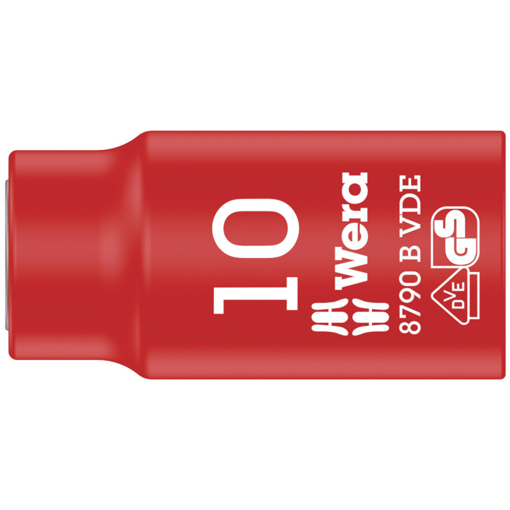 Douille Zyklop VDE 8790 B, isolée, carré 3/8