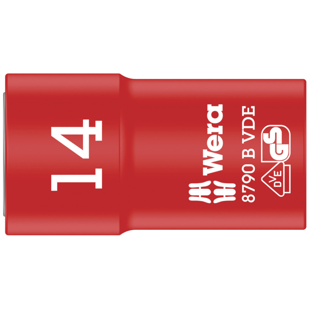 Douille Zyklop VDE 8790 B, isolée, carré 3/8