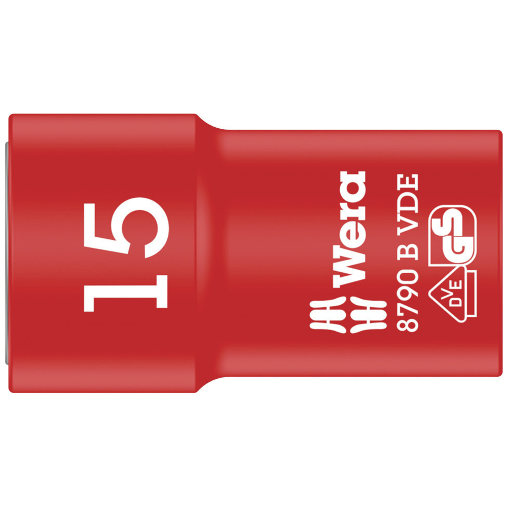 Douille Zyklop VDE 8790 B, isolée, carré 3/8