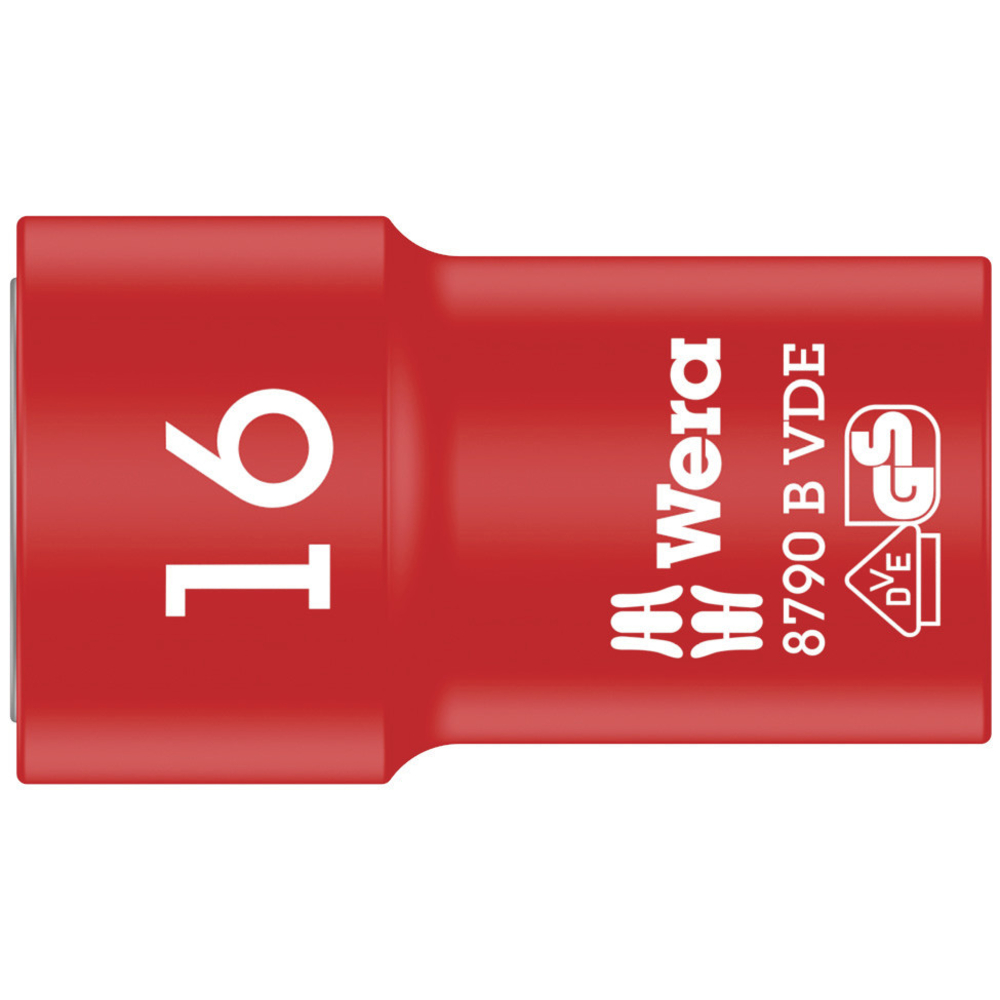 Douille Zyklop VDE 8790 B, isolée, carré 3/8