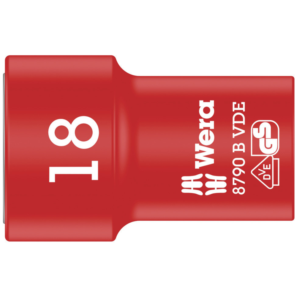 Douille Zyklop VDE 8790 B, isolée, carré 3/8