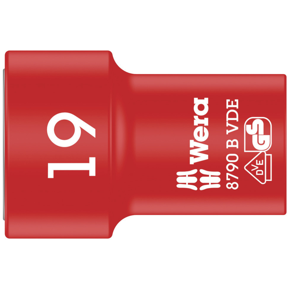 Douille Zyklop VDE 8790 B, isolée, carré 3/8