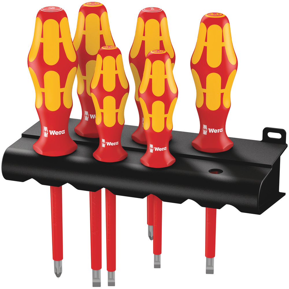 Rack Jeu de tournevis Kraftform Plus Série 100 + Rack 160 i/6 WERA - 05006145001