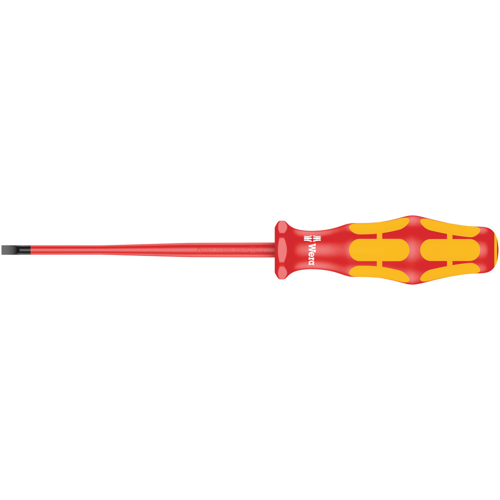 Tournevis VDE isolé pour vis à fente, avec lame à diamètre réduit 160 iS 0,6 x 3,5 x 100 mm WERA - 05006440001