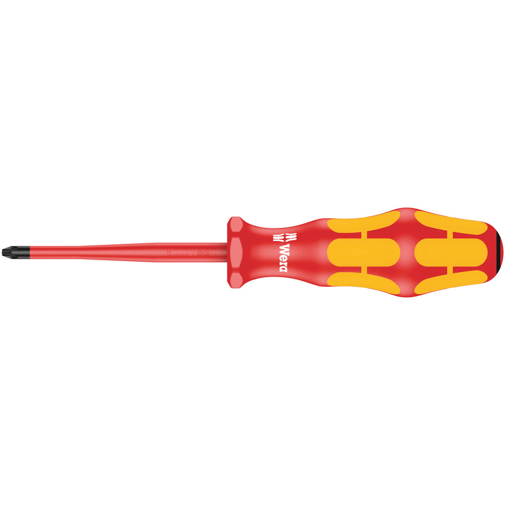 Tournevis VDE isolé pour vis cruciformes/à fente, avec lame à diamètre réduit 165 iS PZ 1 x 80 mm WERA - 05006460001