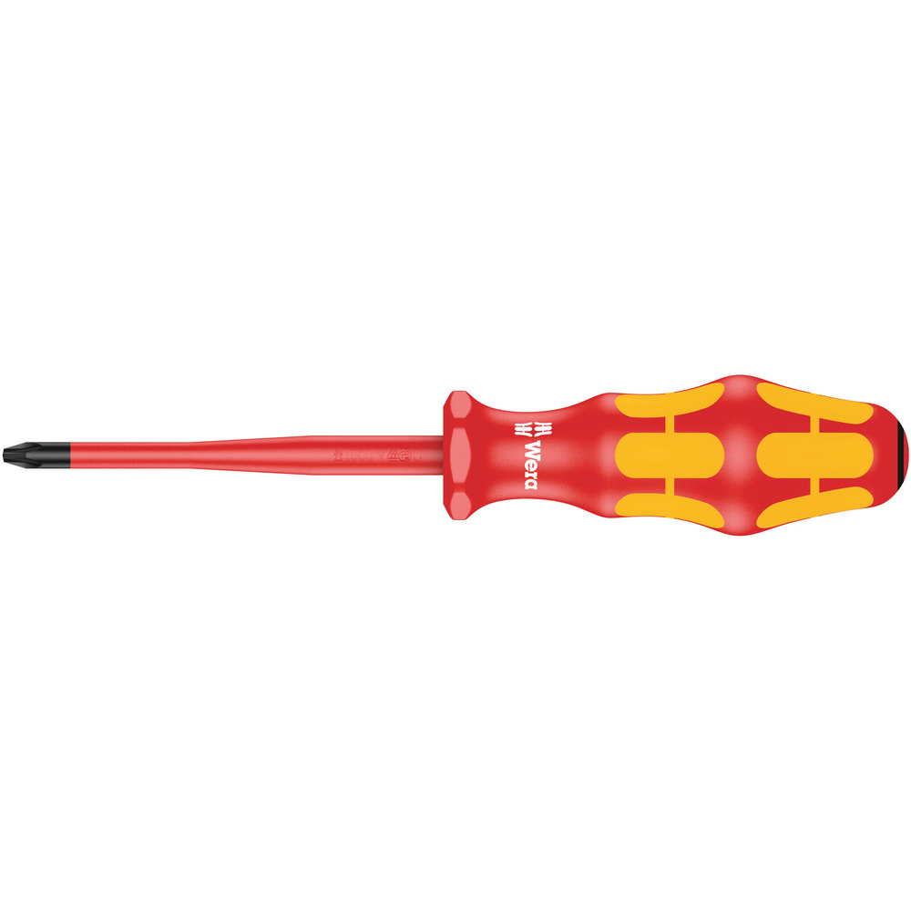 Tournevis VDE isolé pour vis cruciformes/à fente, avec lame à diamètre réduit 165 iS PZ 2 x 100 mm WERA - 05006461001