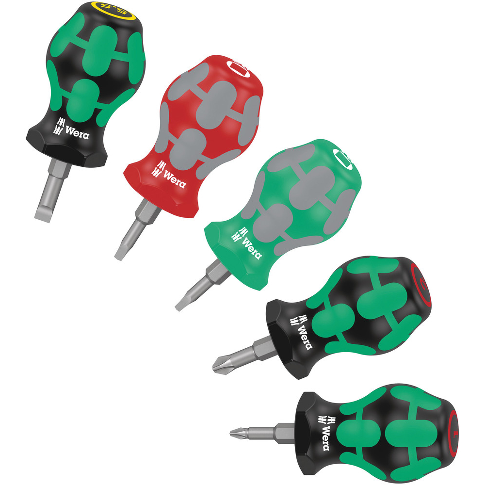 Jeu de tournevis Tom Pouce 3 Stubby Set 3 WERA - 05008872001