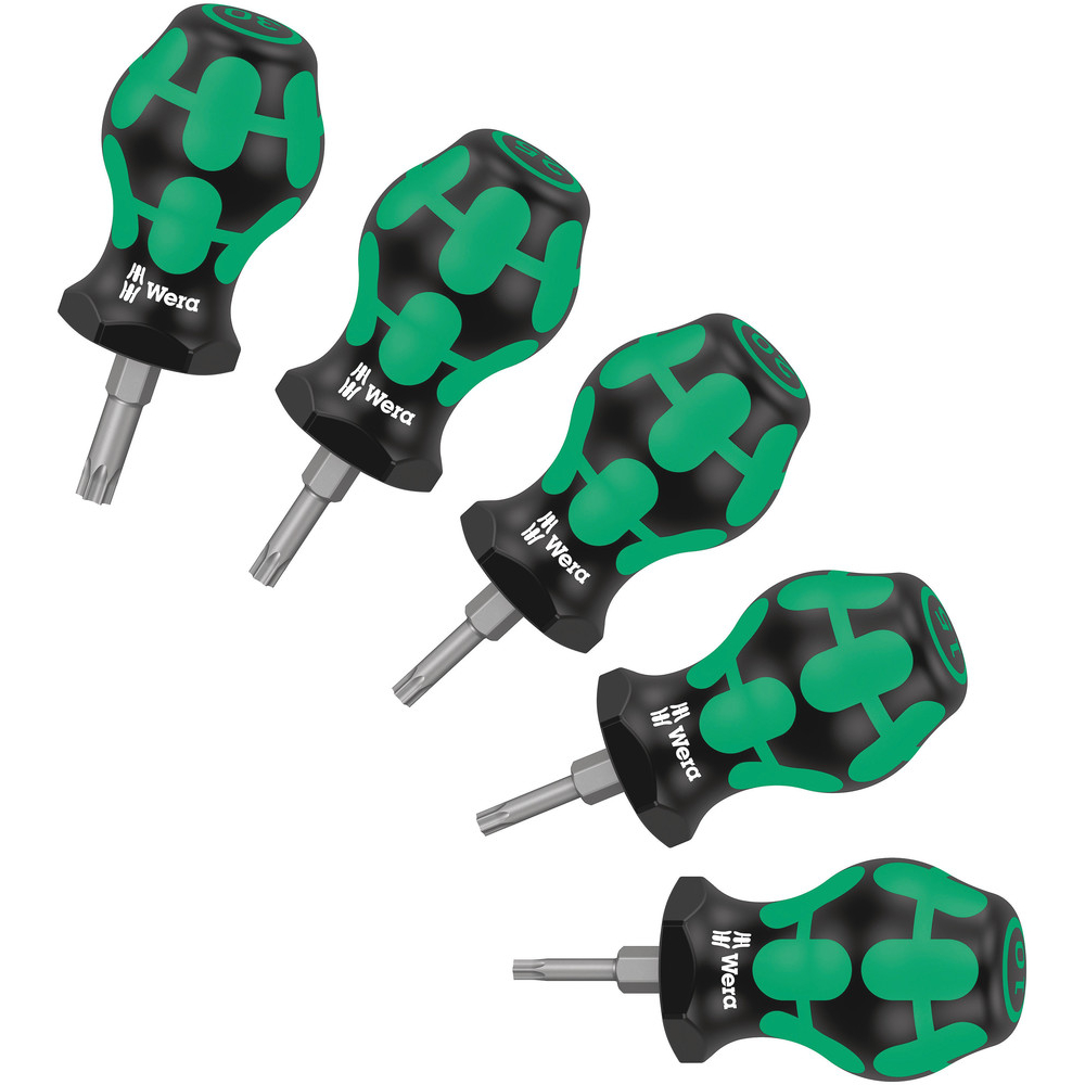 Jeu de tournevis TX 1 Tom Pouce TORX® Stubby Set TORX 1 WERA - 05008876001