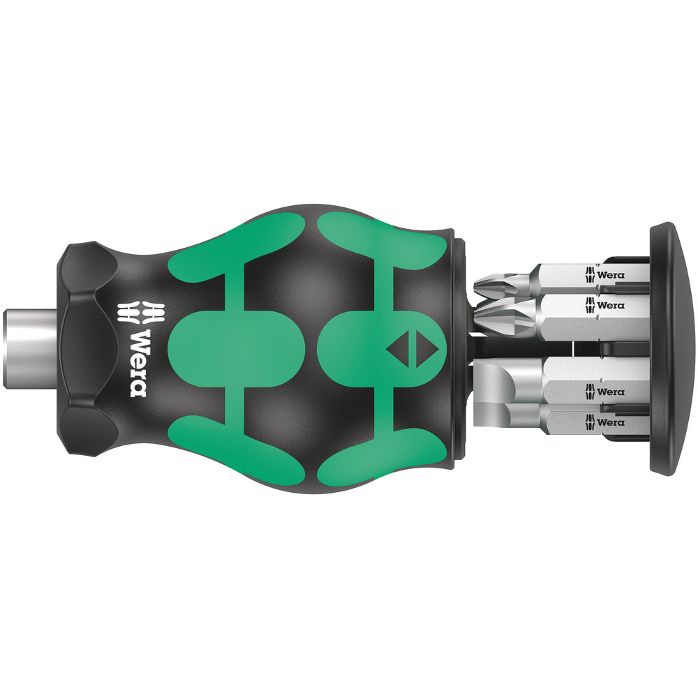 Tournevis porte-embouts Kraftform Kompakt Stubby réserve d'embouts 4 Wera - 05008877001