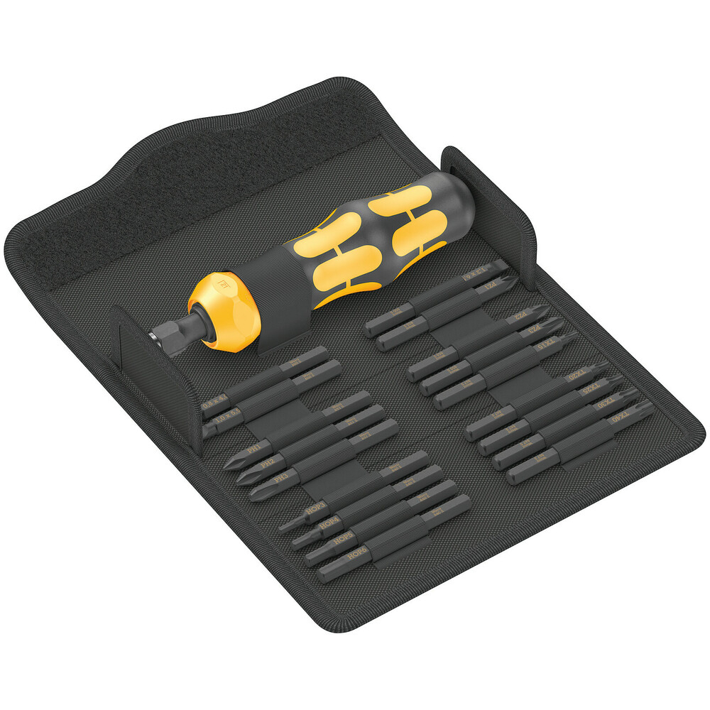 Étui pliant avec embouts de 70 mm de long Kraftform Kompakt 900 Set 1 Wera - 05018110001