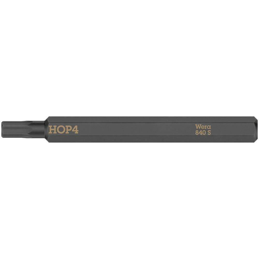Embout standard extra rigide à 6 pans creux 840 S Hex-Plus 4,0 x 70 mm Wera - 05018151001