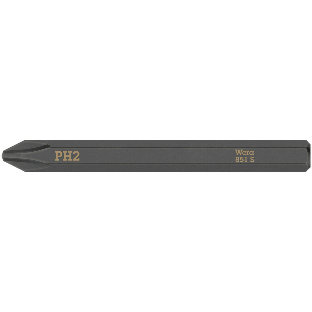 Embout Phillips-Recess 851 S PH 2 x 70 mm Wera - 05018161001