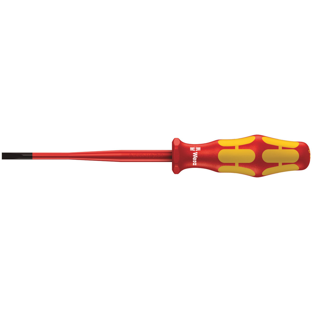 Tournevis VDE isolé pour vis à fente, avec lame et manche à diamètre réduit 160 iSS 0,8 x 4,0 x 100 mm WERA - 05020129001