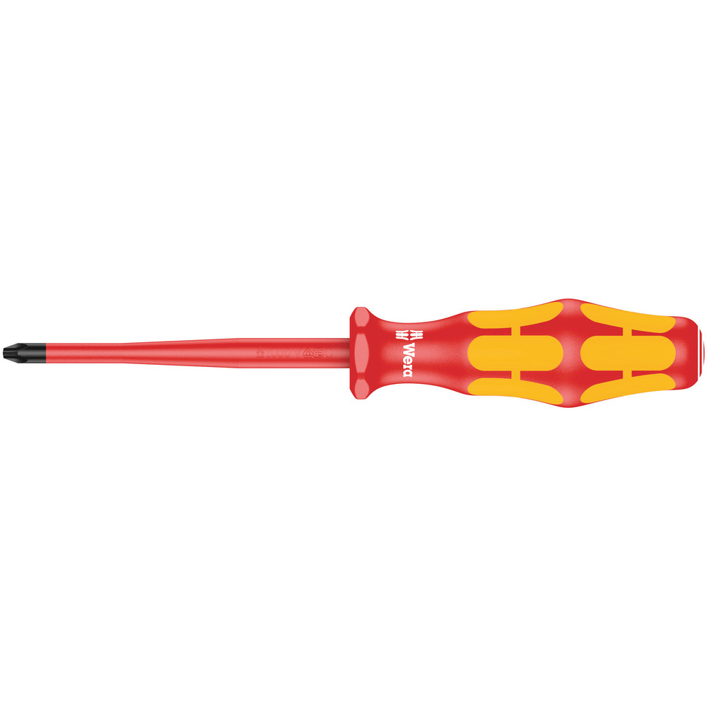Tournevis VDE isolé pour vis cruciformes, avec lame à diamètre réduit 162 iSS PH 1 x 80 mm WERA - 05020131001